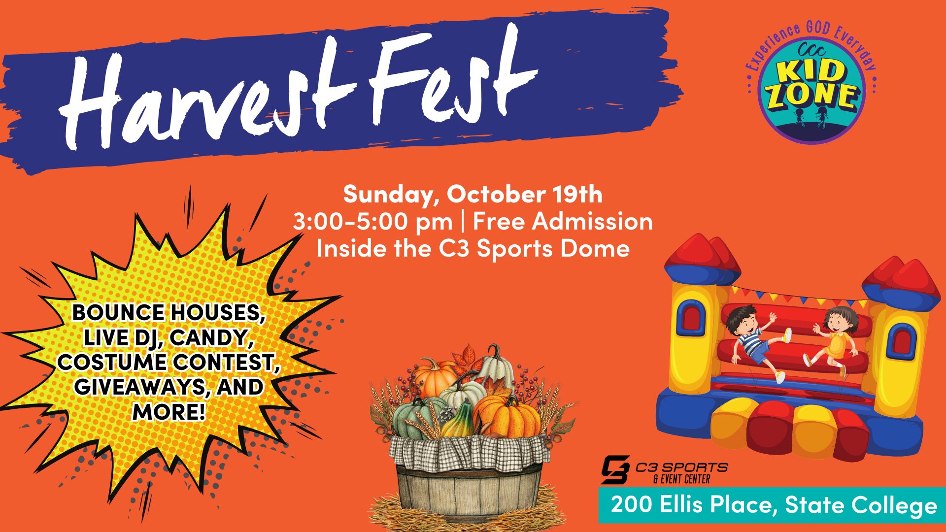 Christian Halloween Harvest Fest on October 19, 2025